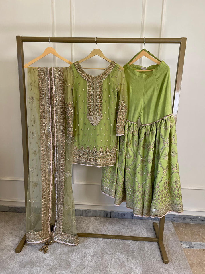 Heavily Embroidered Luxury Shirt | Hand Embellished | Innovative Techniques | Laces & Accessories Included